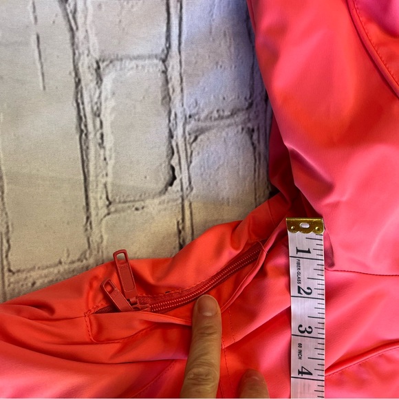 Nils Ski Snowboard Winter Jacket Womens 8 Coral Powder Skirt Removable Hood Zip - Picture 12 of 16